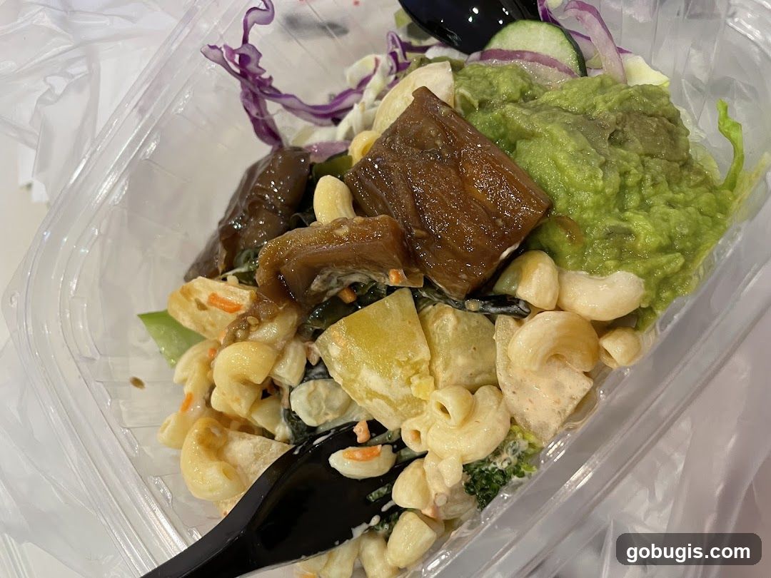 Macaroni Salad with Toppings