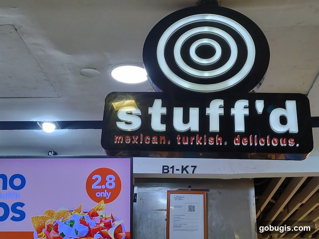 Stuff'd Sign and Advertisement