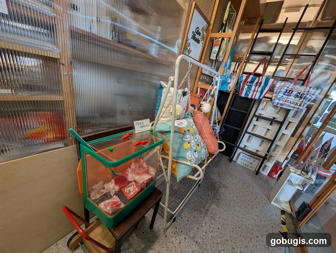 Store Interior with Merchandise