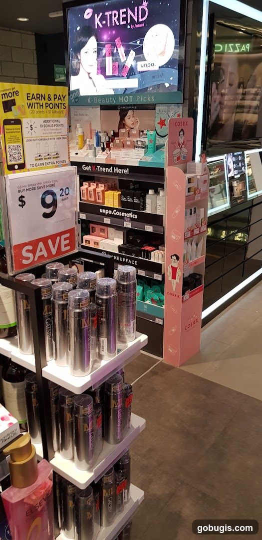 K-Beauty Products Display