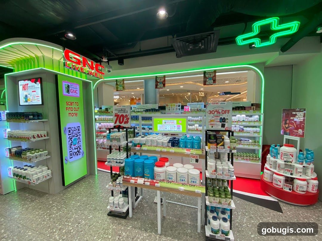 GNC Store Interior