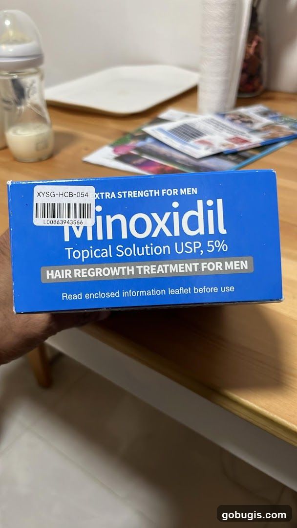 Minoxidil Hair Regrowth Treatment Box