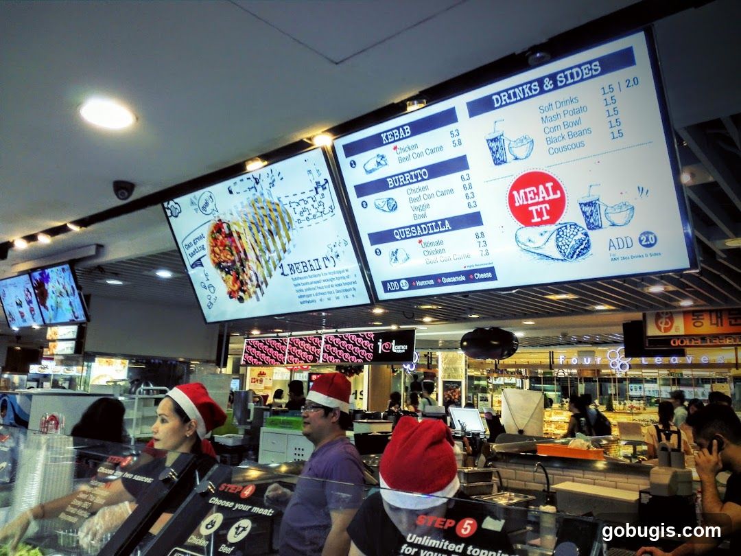 Kebab, Burrito, Quesadilla, Drinks & Sides Menu