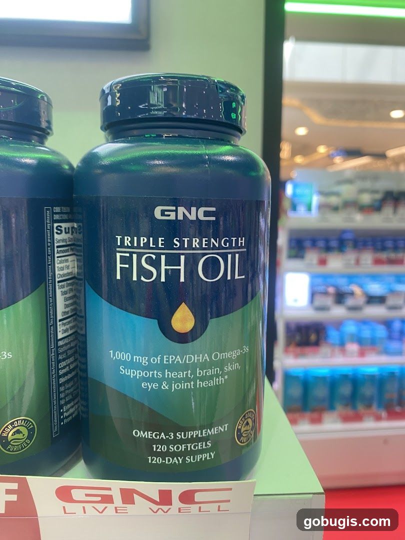 GNC Triple Strength Fish Oil Supplement