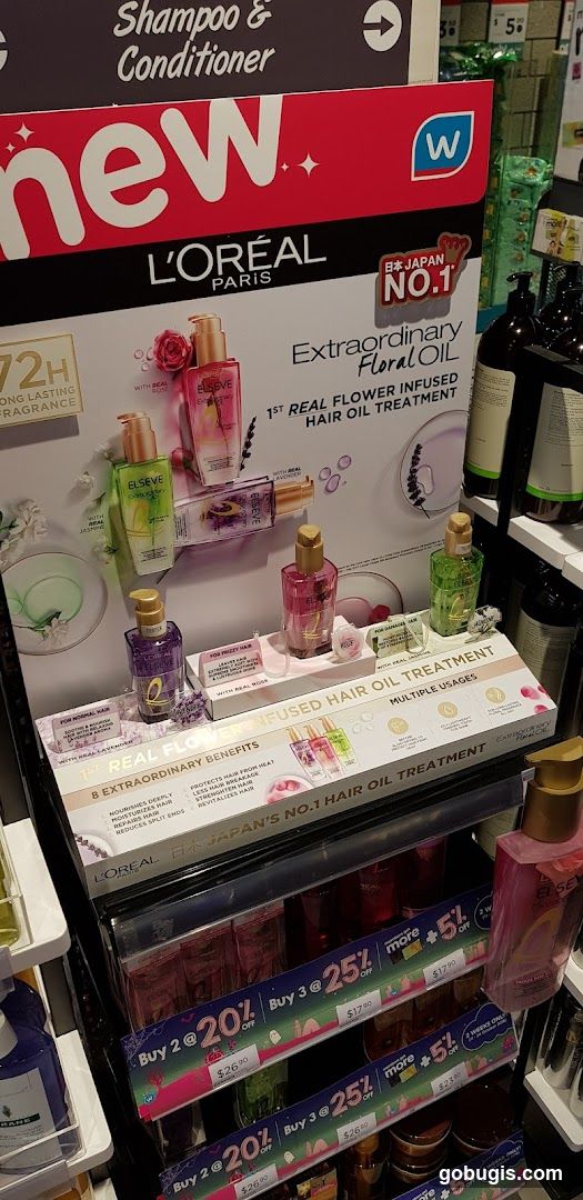 L'Oréal Hair Oil Display
