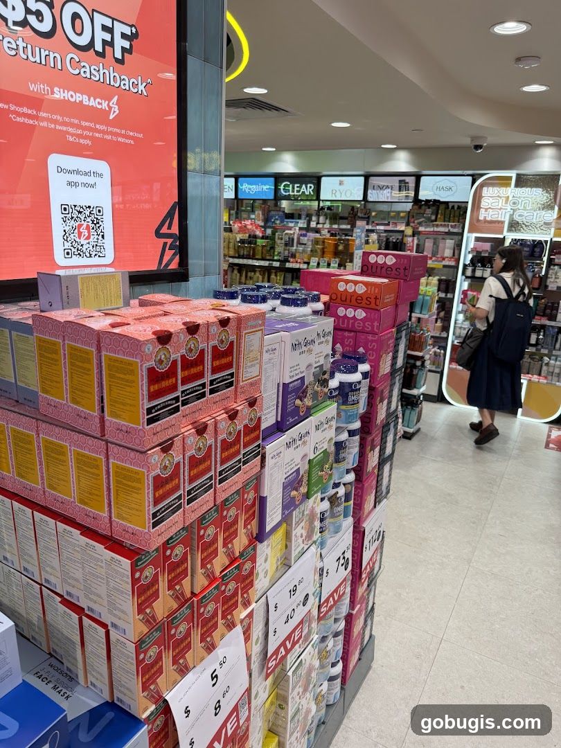 Health and Beauty Products Display