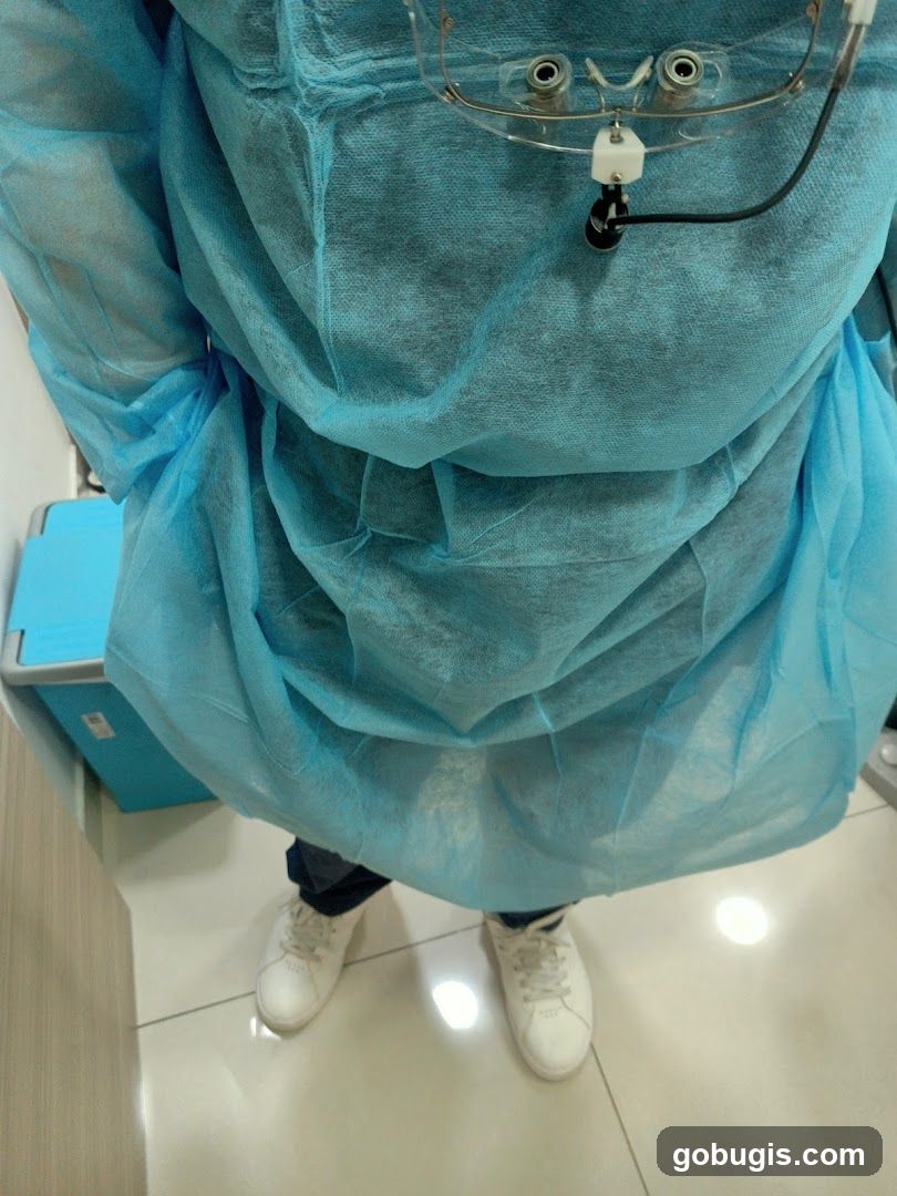 Medical Professional in Protective Gear