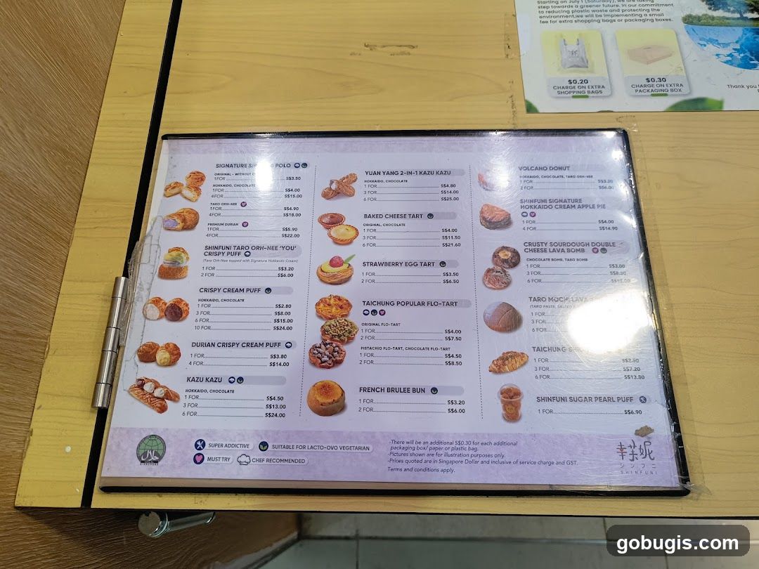Dessert Menu