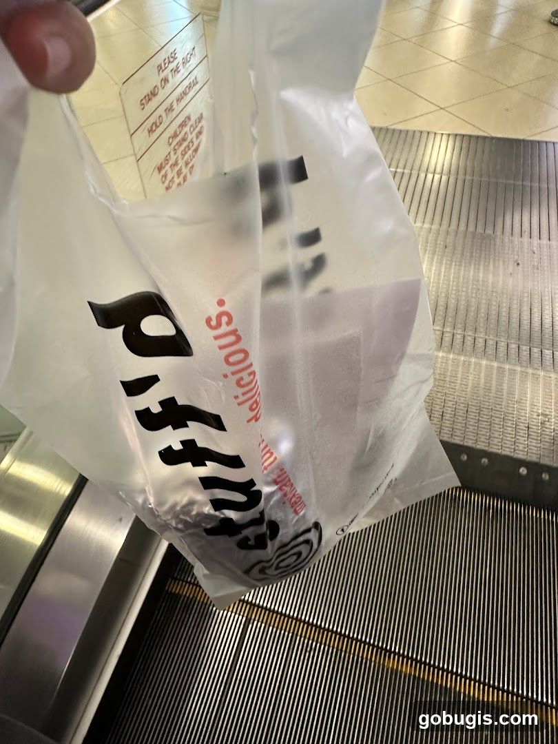 Bag on Escalator