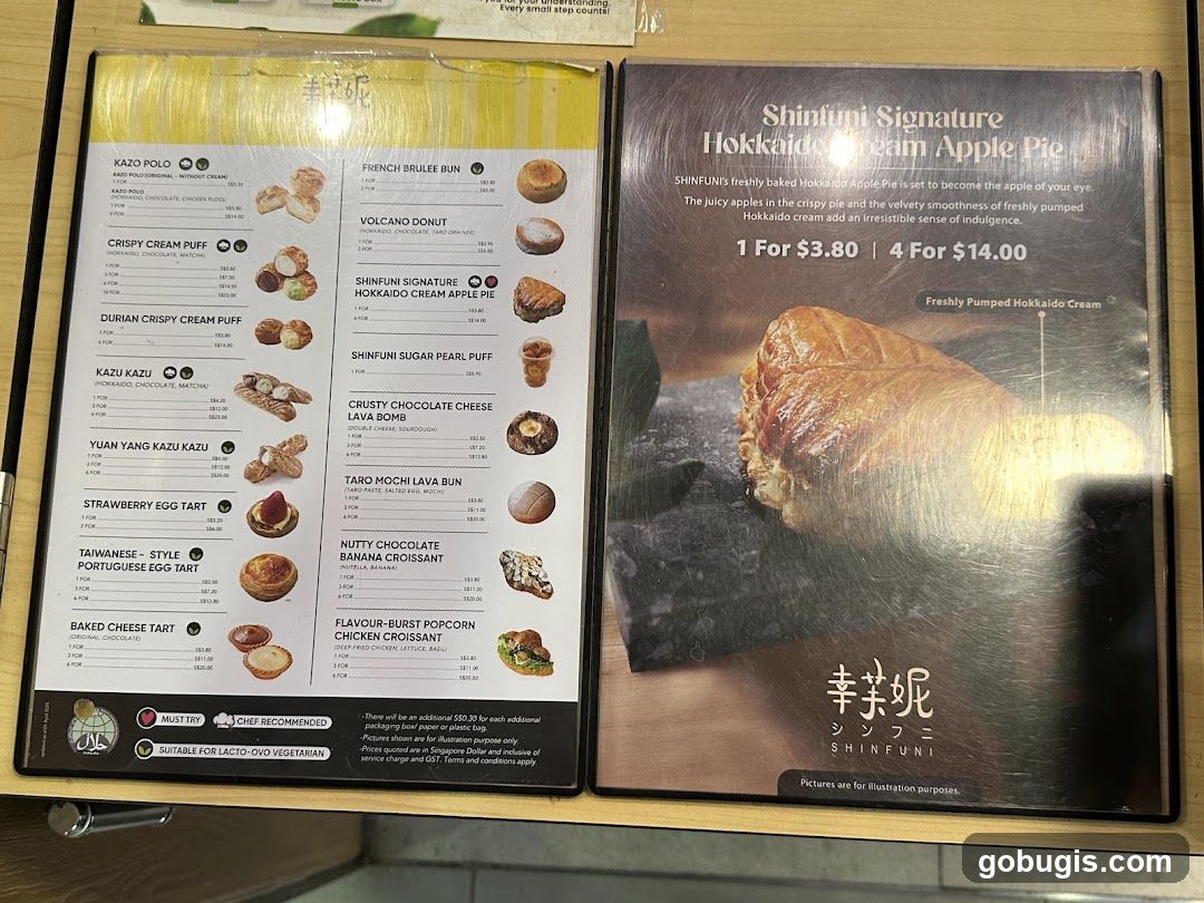 Shinfuni Menu