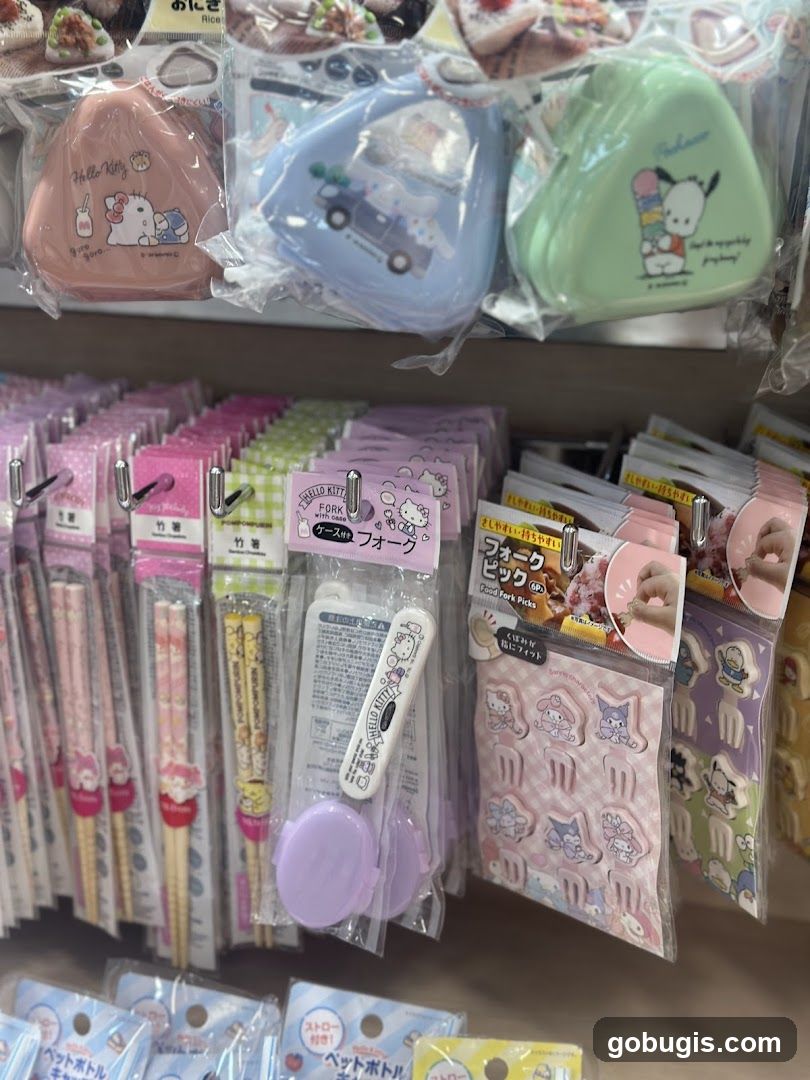 Sanrio Character Food Picks and Utensils