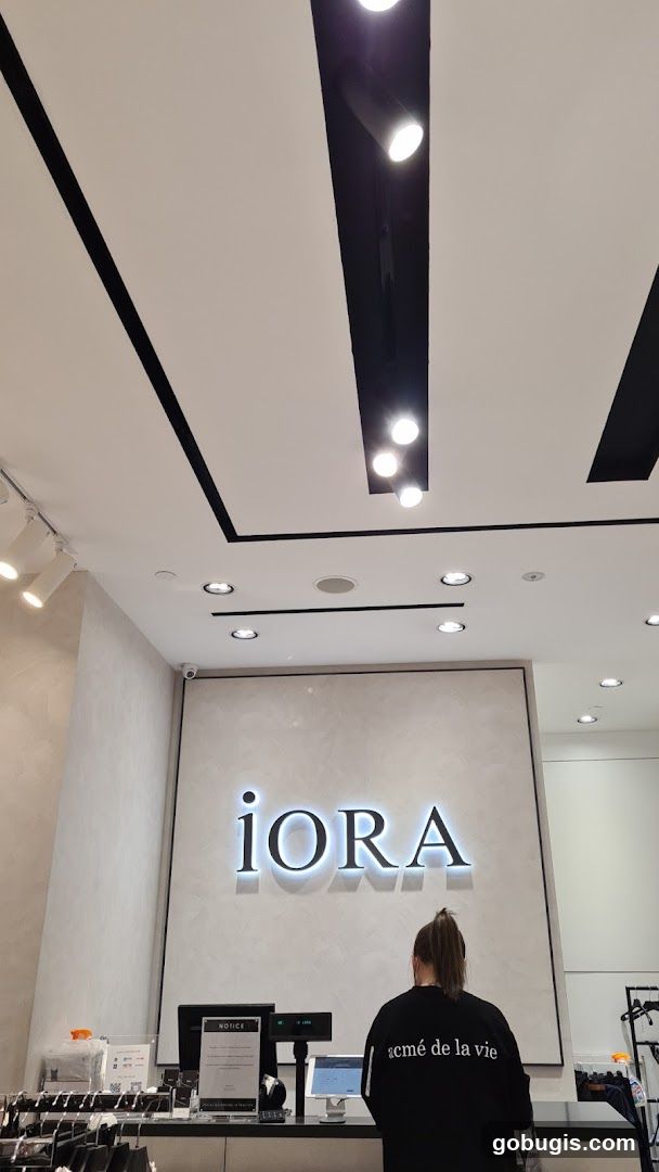 Store Interior with Signage