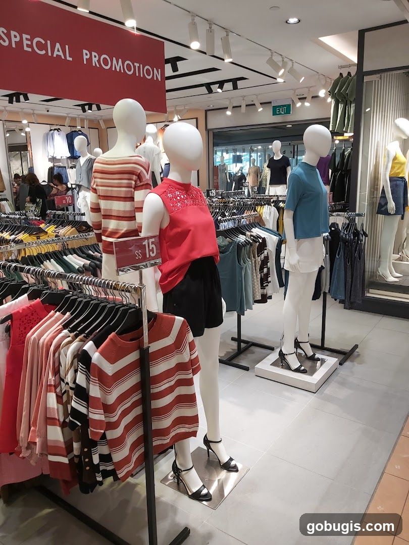 Clothing store display