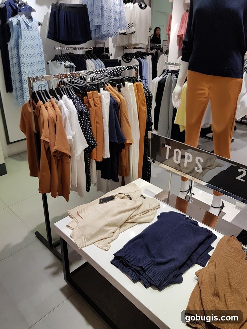 Clothing store display