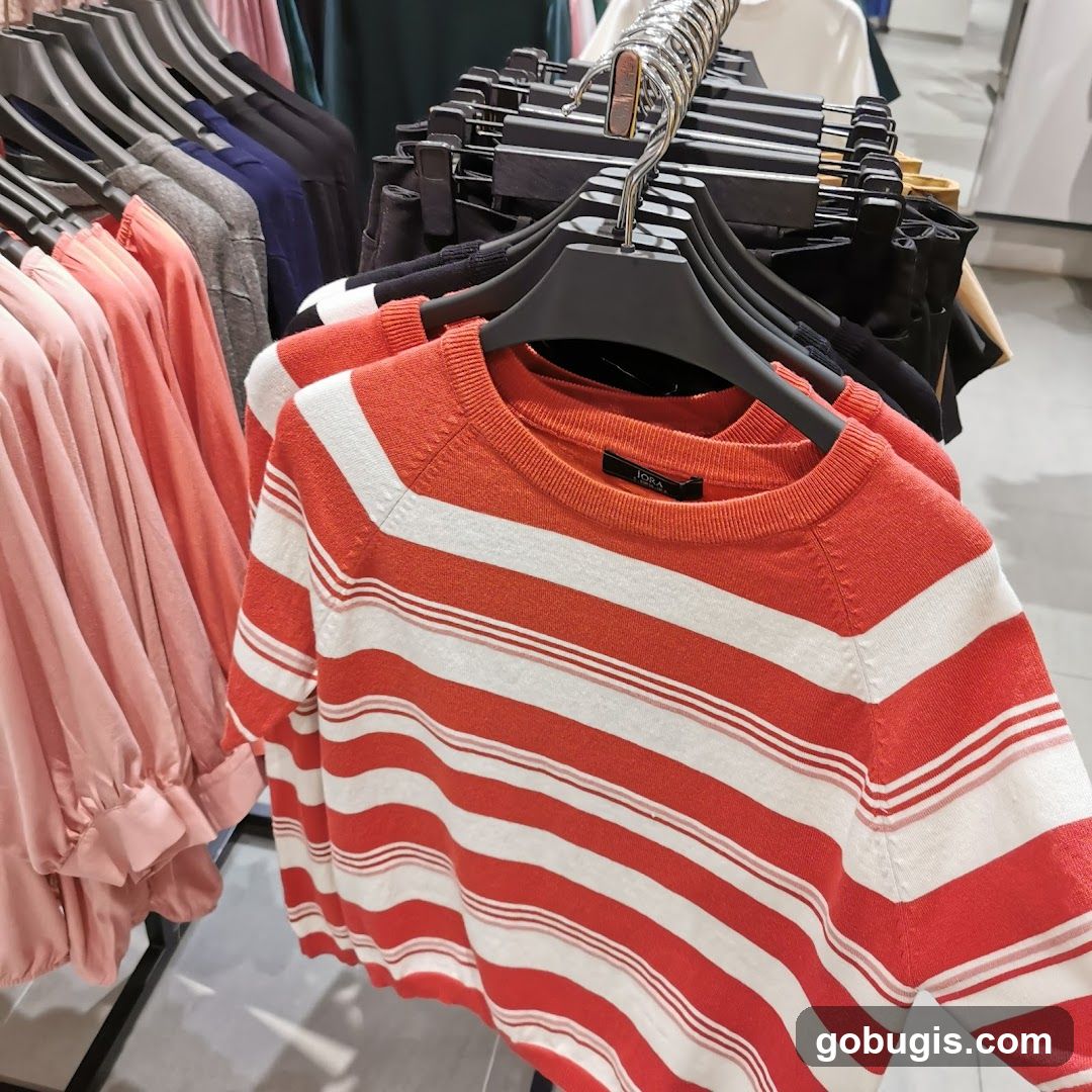 Striped Sweater on Display