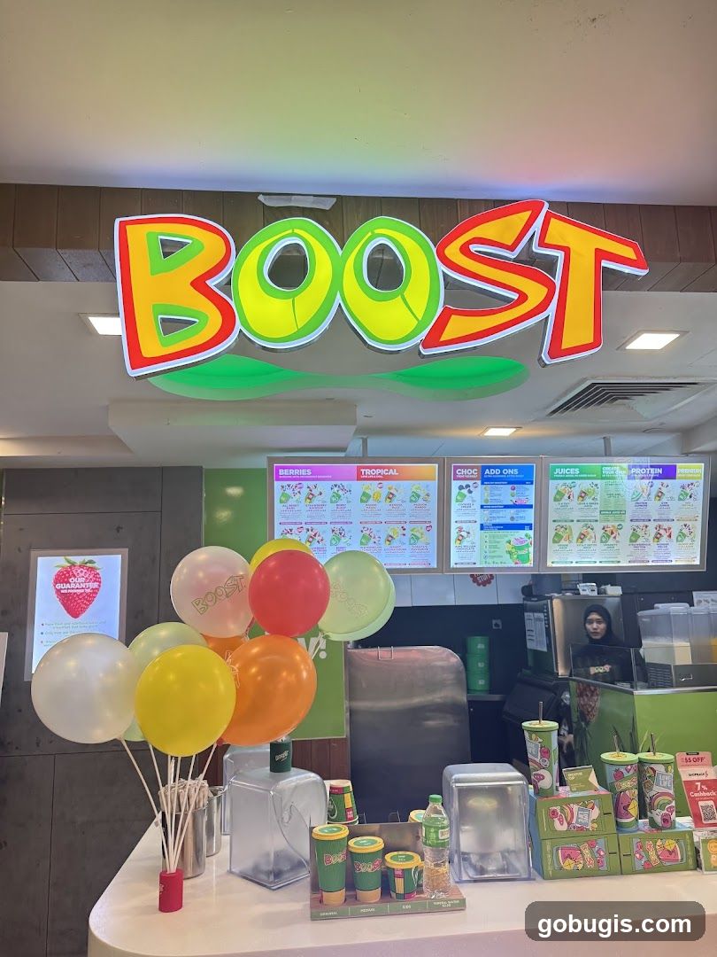 Boost Juice Bar Counter