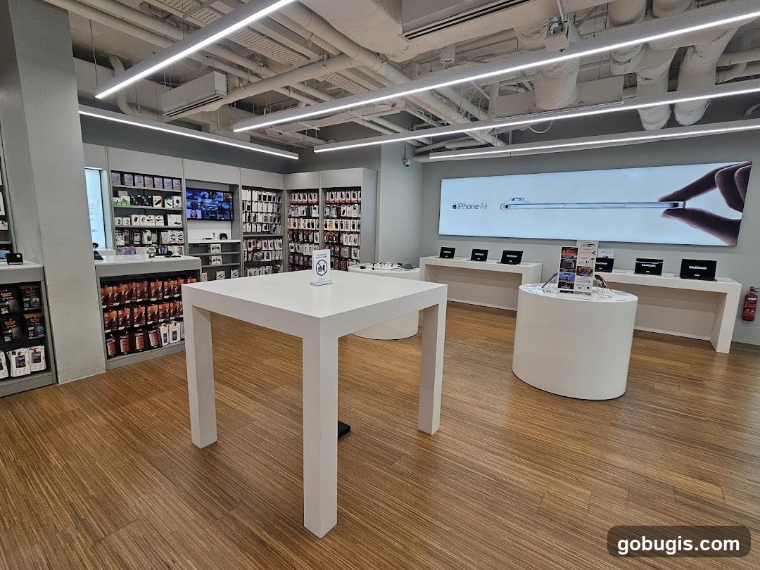 Electronics Store Interior