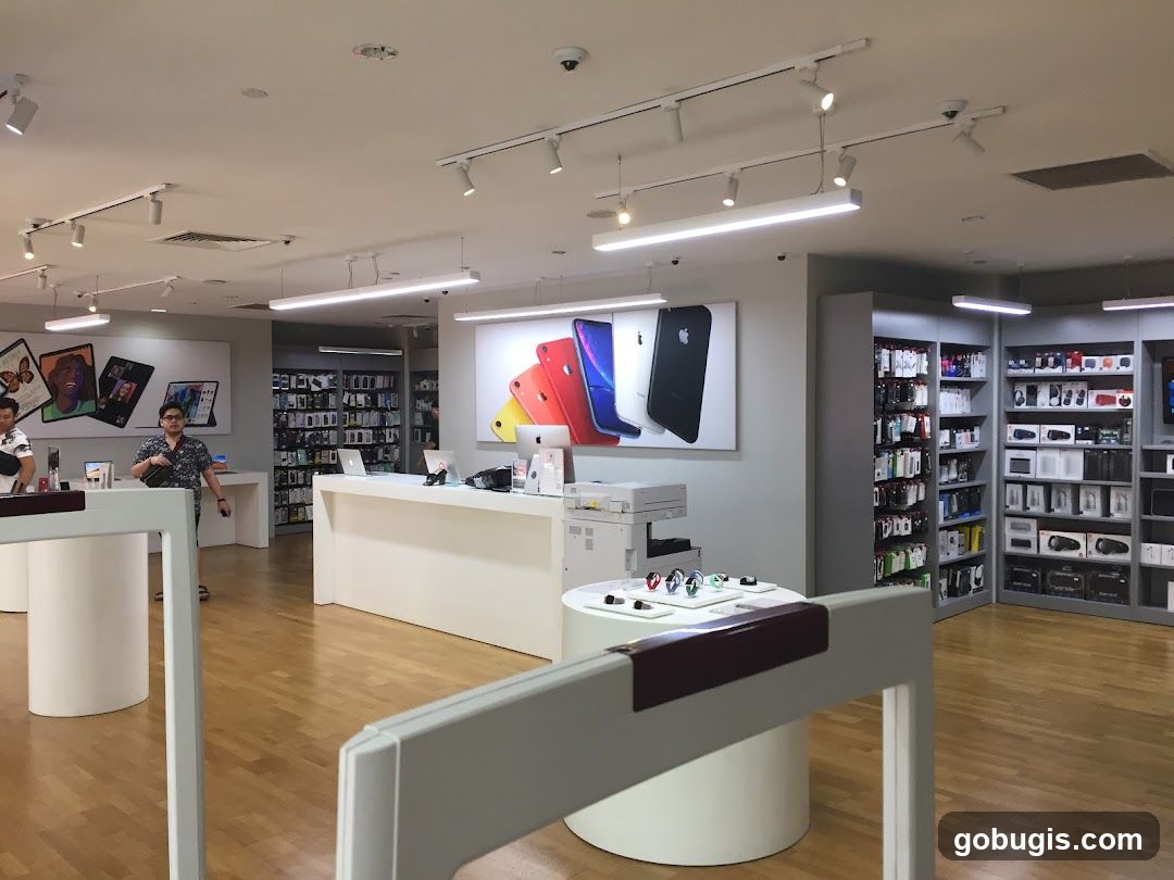 Electronics Store Interior