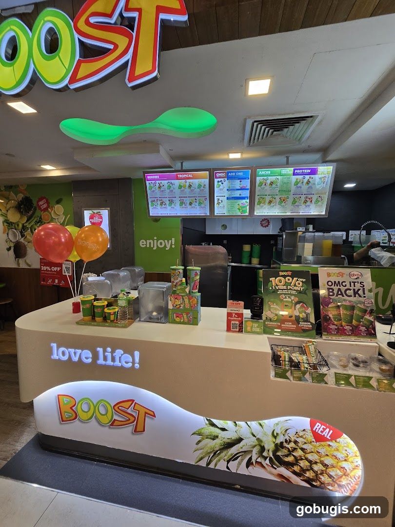Boost Juice Bar Counter