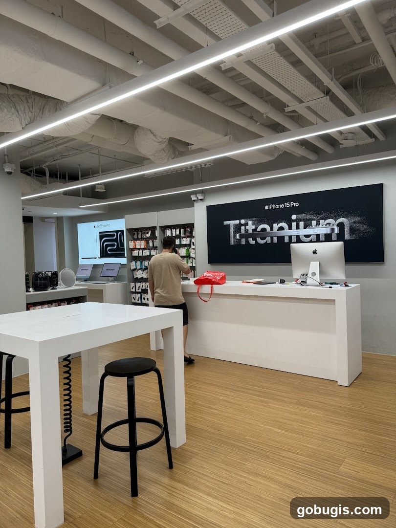 Electronics Store Interior