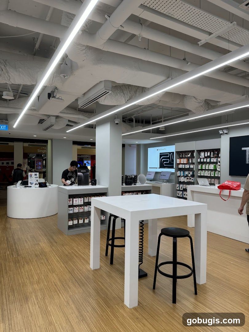 Electronics Store Interior