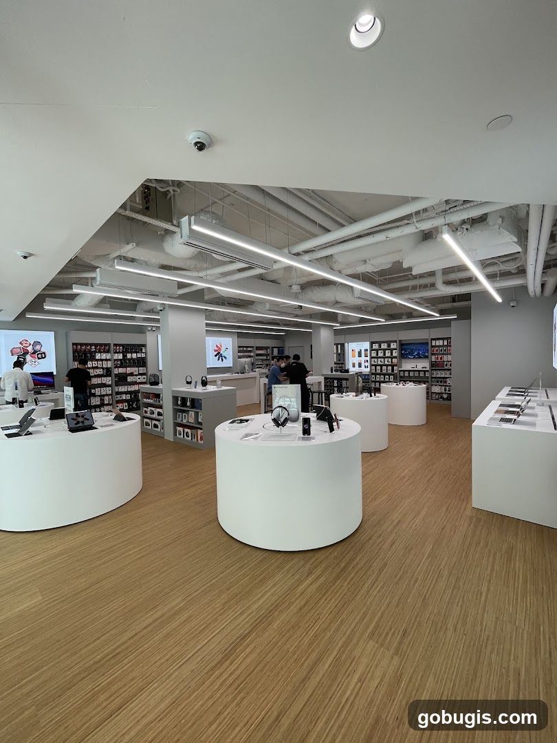 Electronics Store Interior