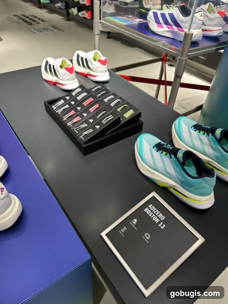 Adidas Shoes Display