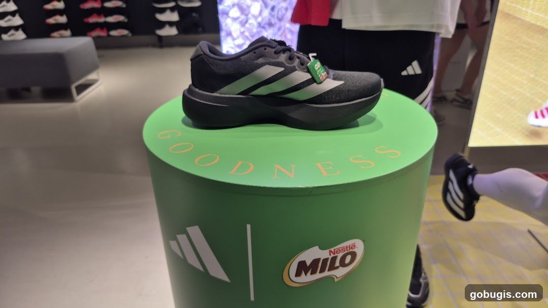 Adidas and Milo Collaboration Display