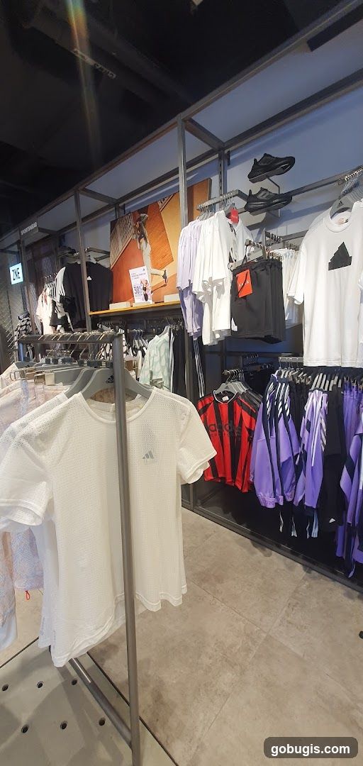 Adidas Apparel and Footwear Display