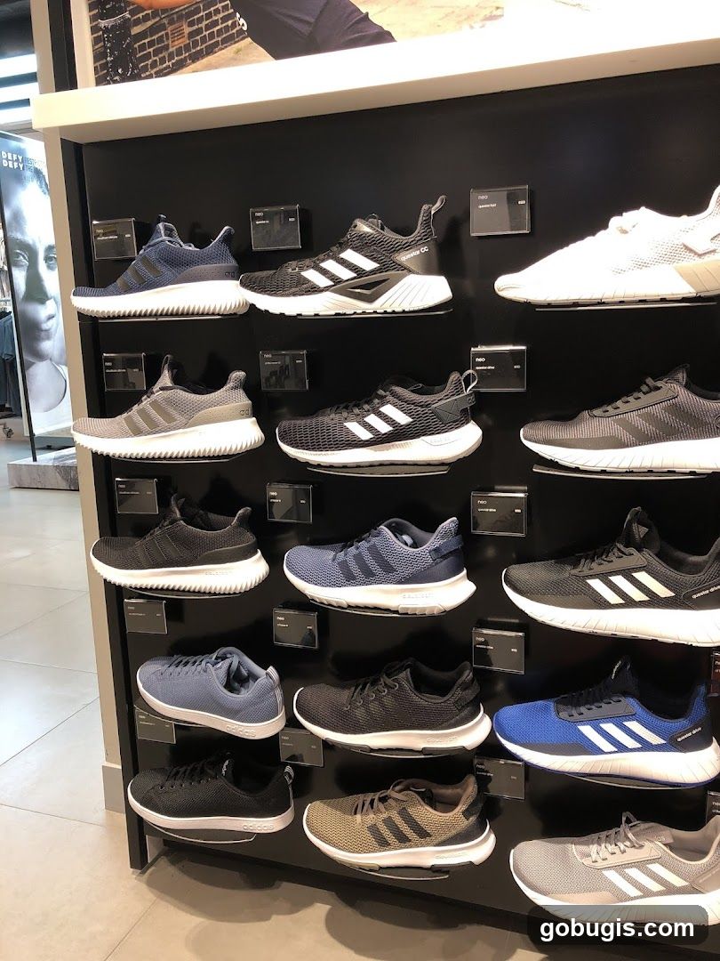 Adidas Sneakers Display