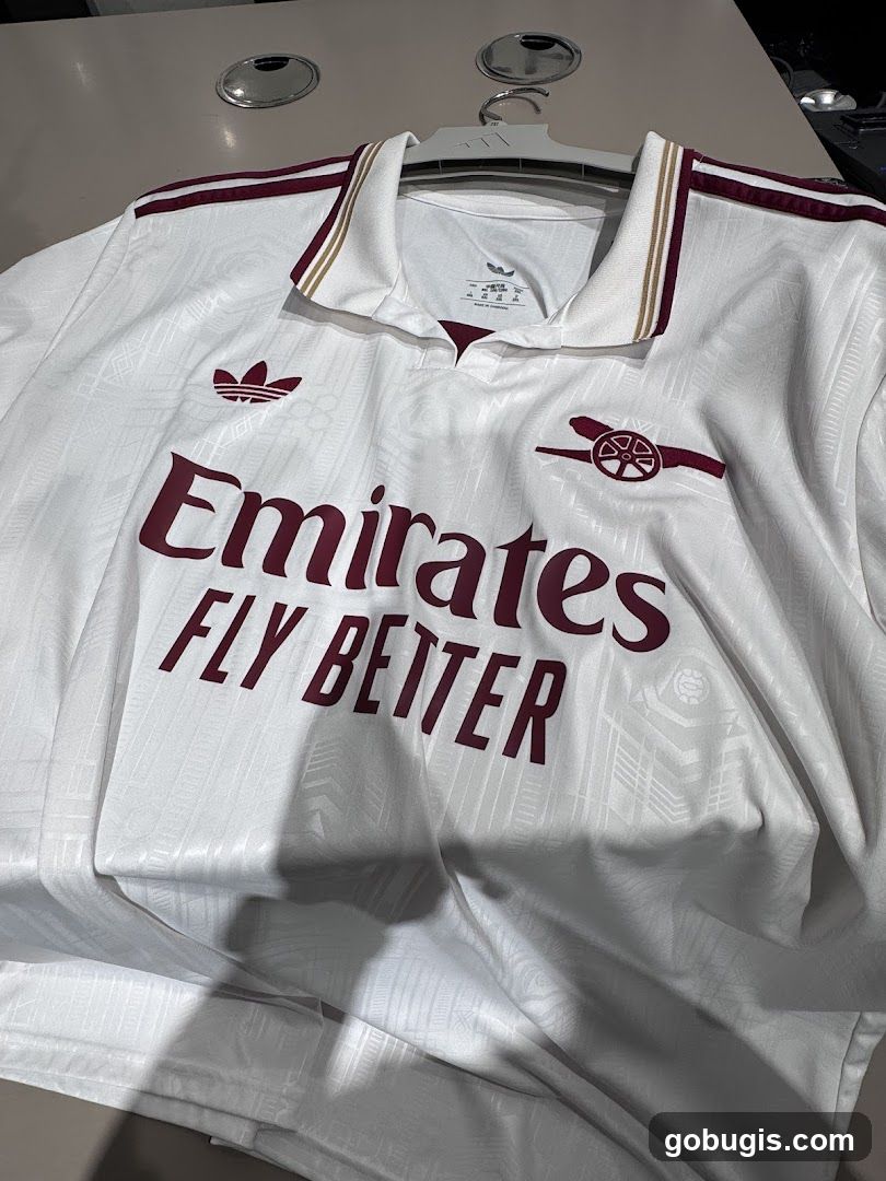 White Arsenal Jersey