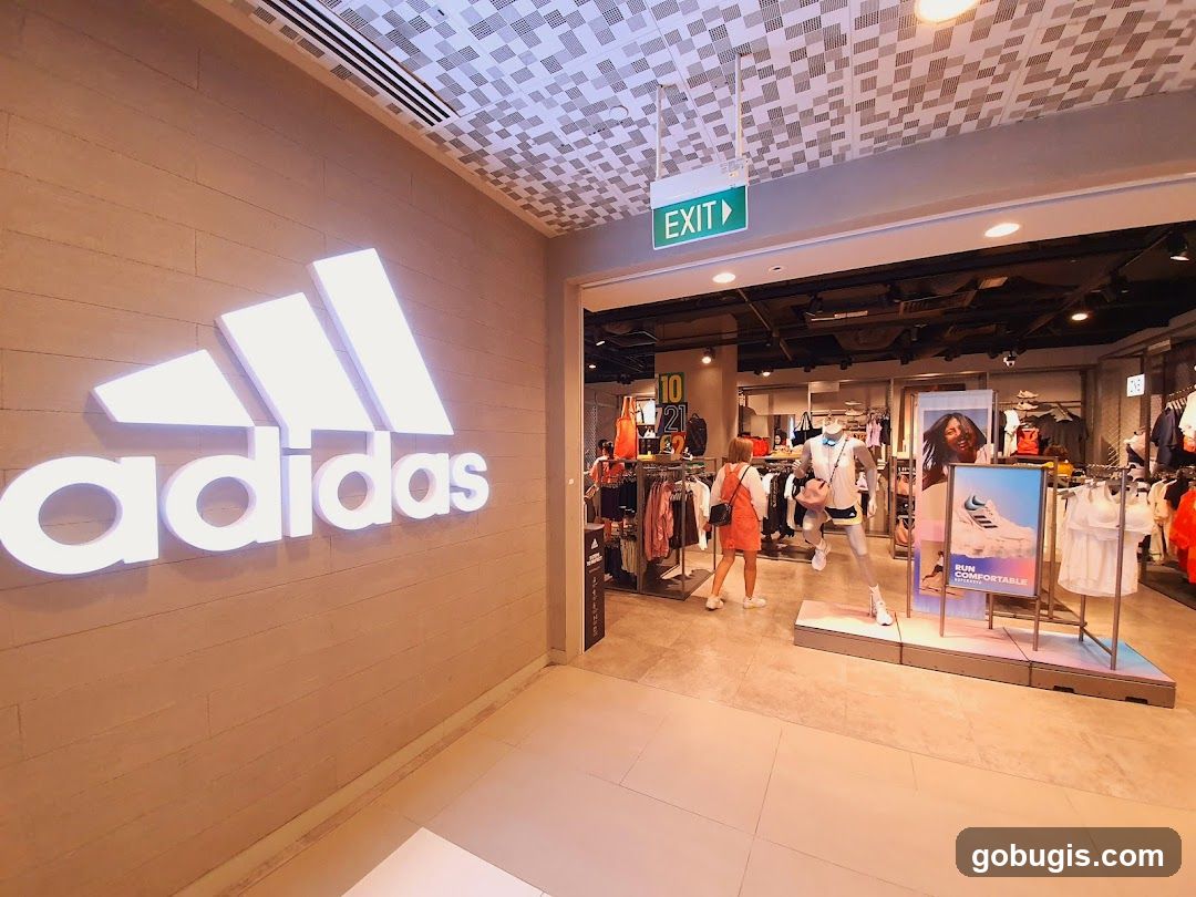 Adidas Store Interior