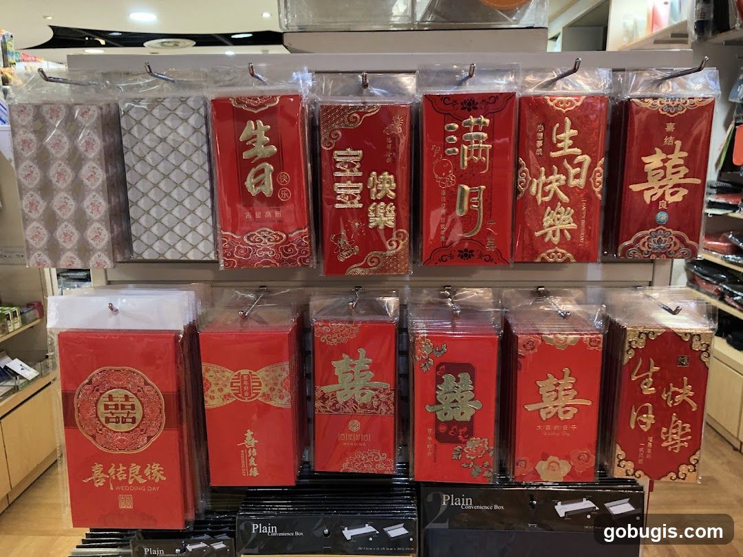 Red Envelopes and Gift Boxes