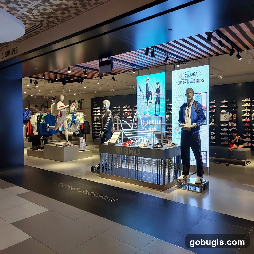 Adidas Store Interior