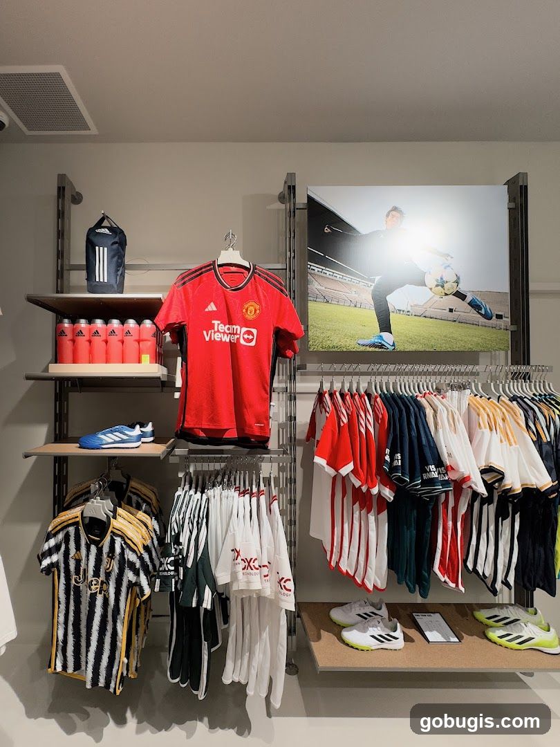 Sports Apparel Display