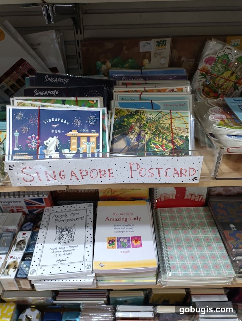 Singapore Postcards and Books