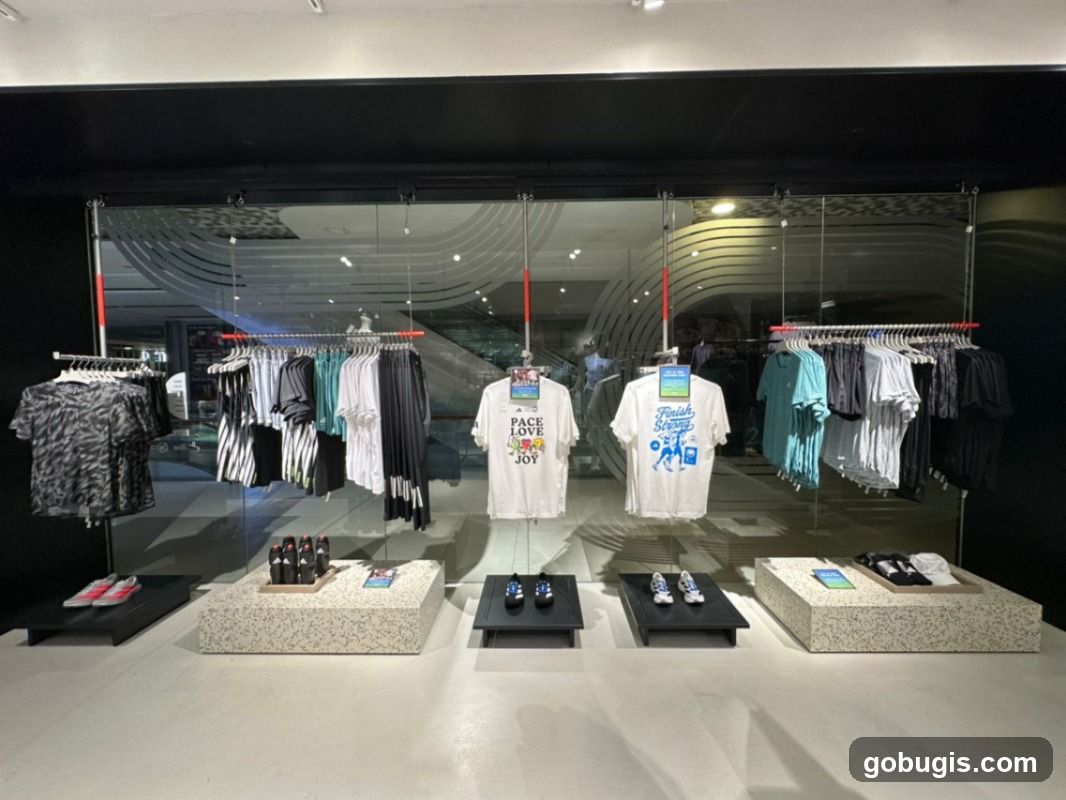 Athletic Apparel Display