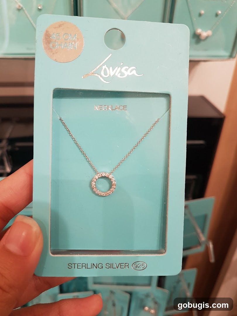 Lovisa Necklace Packaging