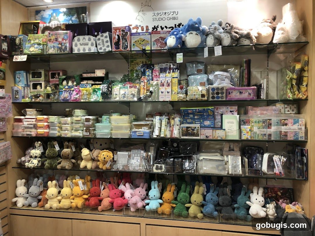 Studio Ghibli Merchandise Display
