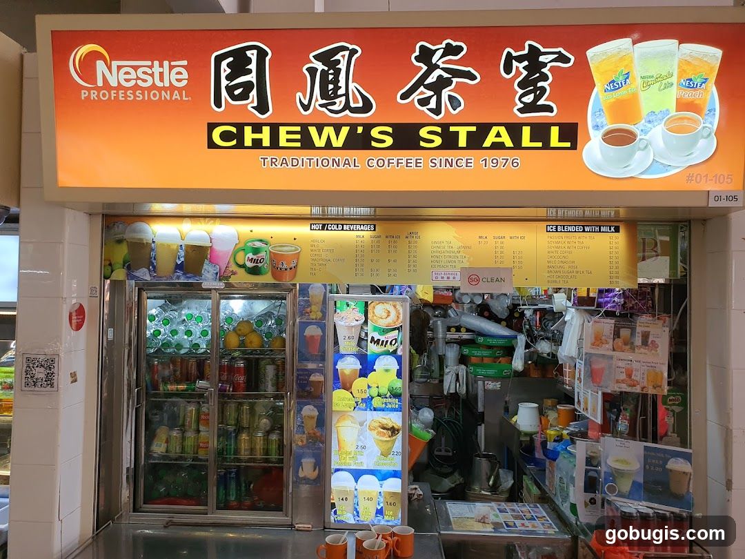 Chew's Stall Menu