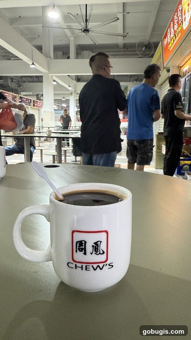 Coffee at Chew's Stall