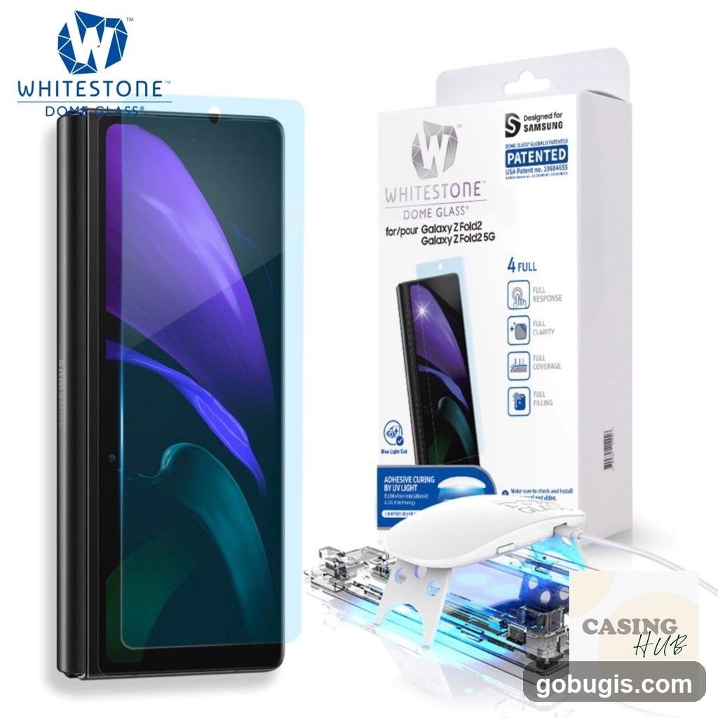 Whitestone Dome Glass Screen Protector for Samsung Galaxy Z Fold2 5G