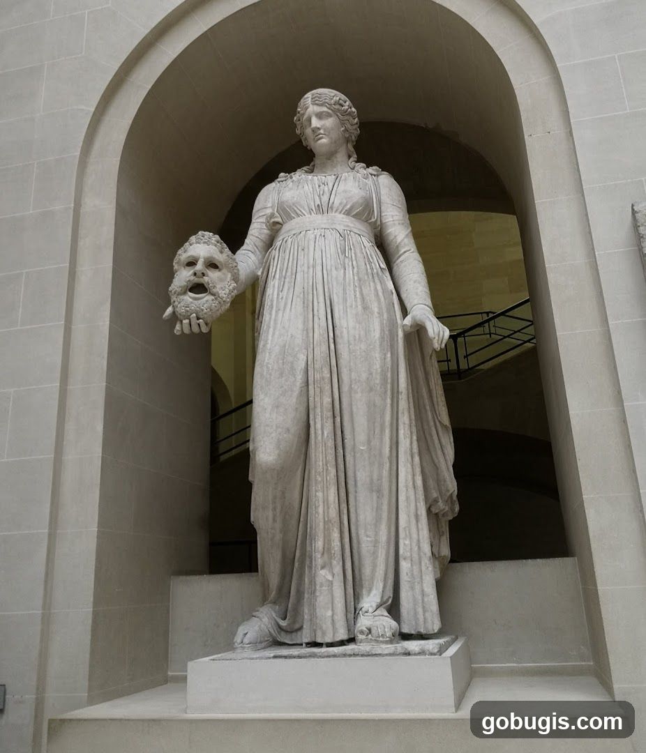 Statue of a Woman Holding a Head