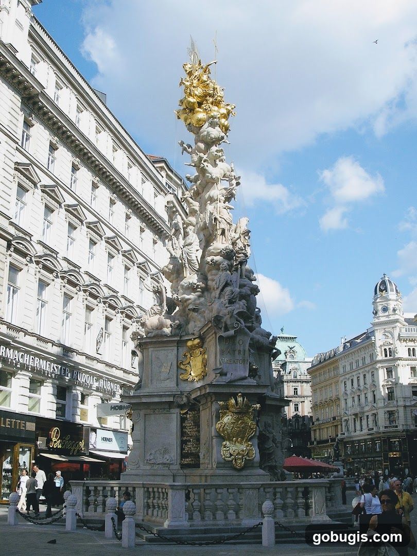Monument in a City Square