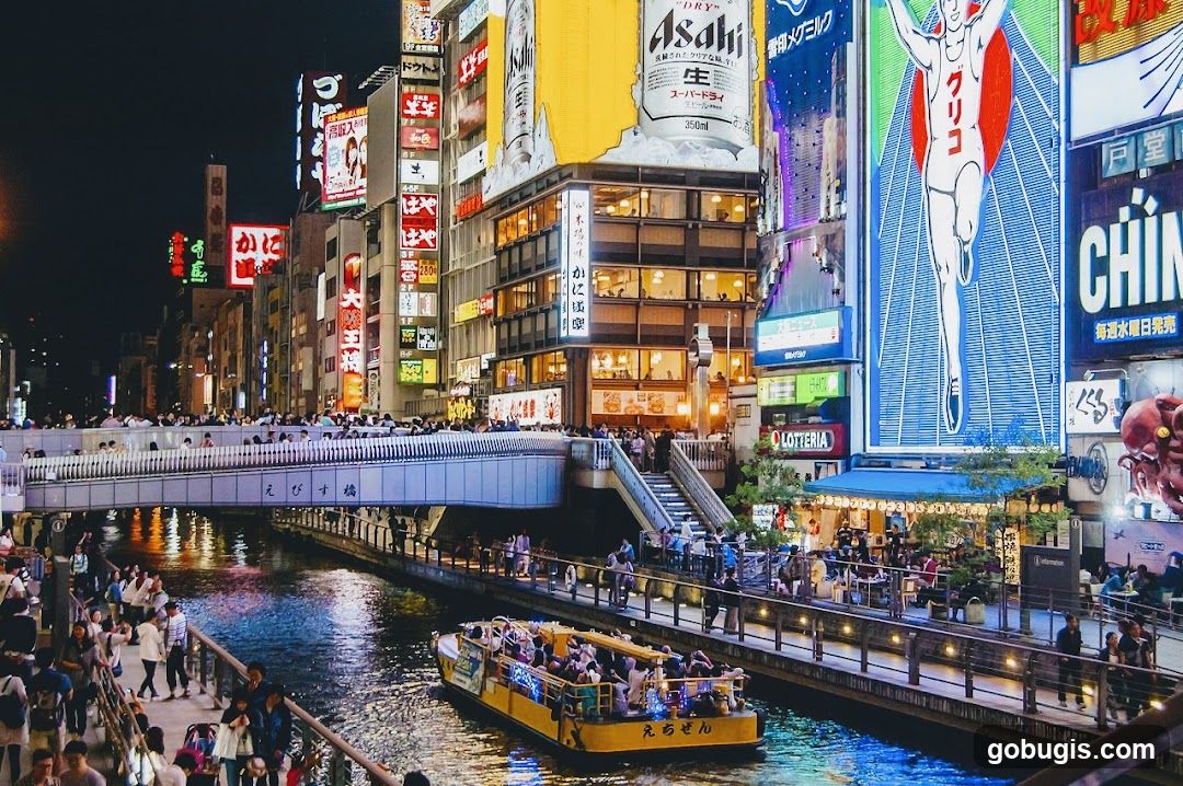 Dotonbori Canal at Night