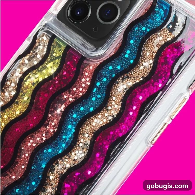 Glitter Wave Phone Case