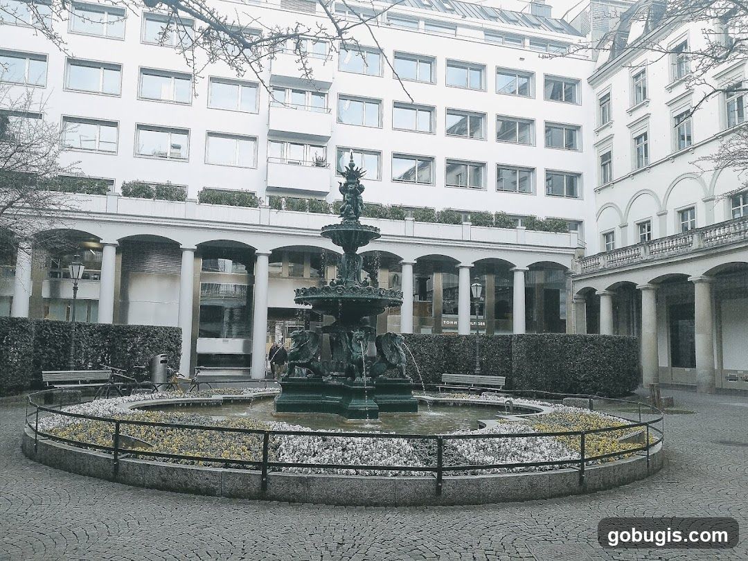 Courtyard with Fountain