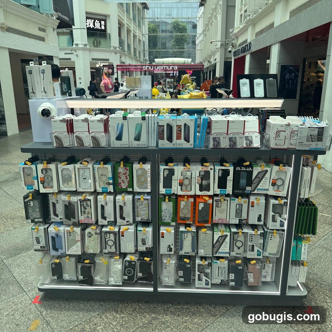 Phone Accessories Display