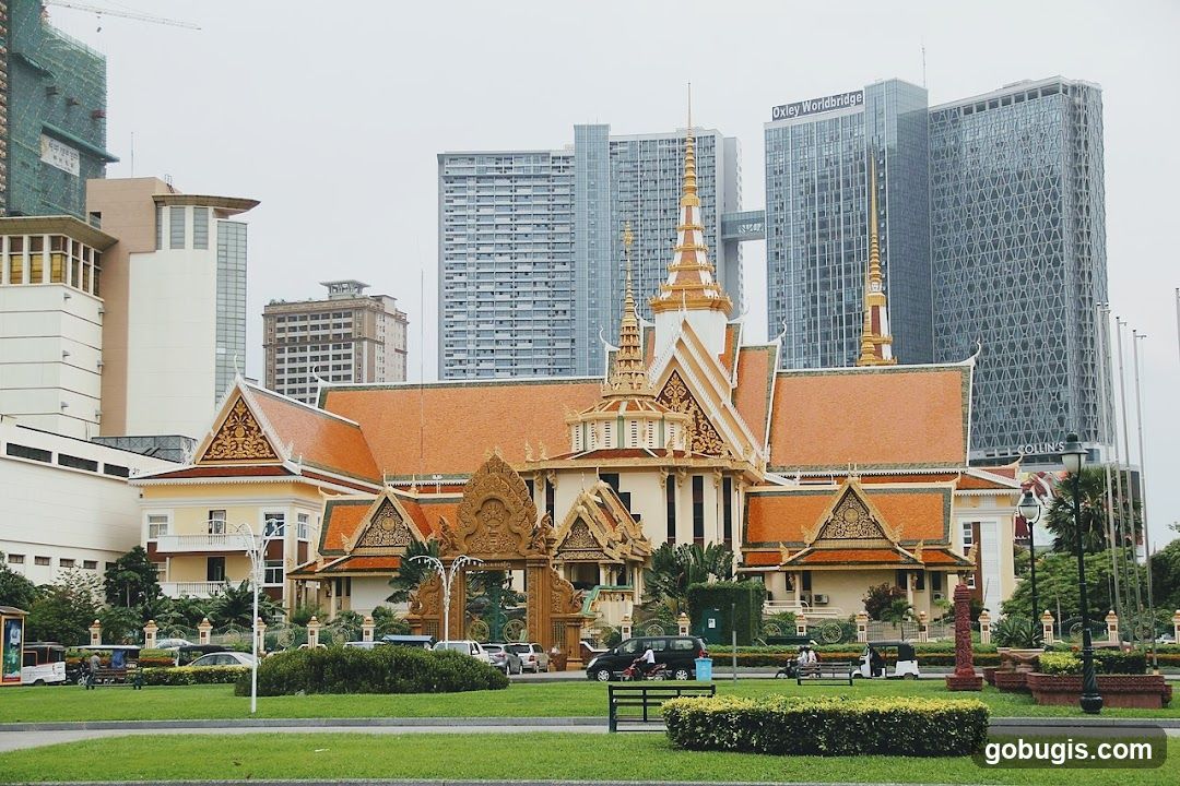 Royal Palace and Modern Skyscrapers