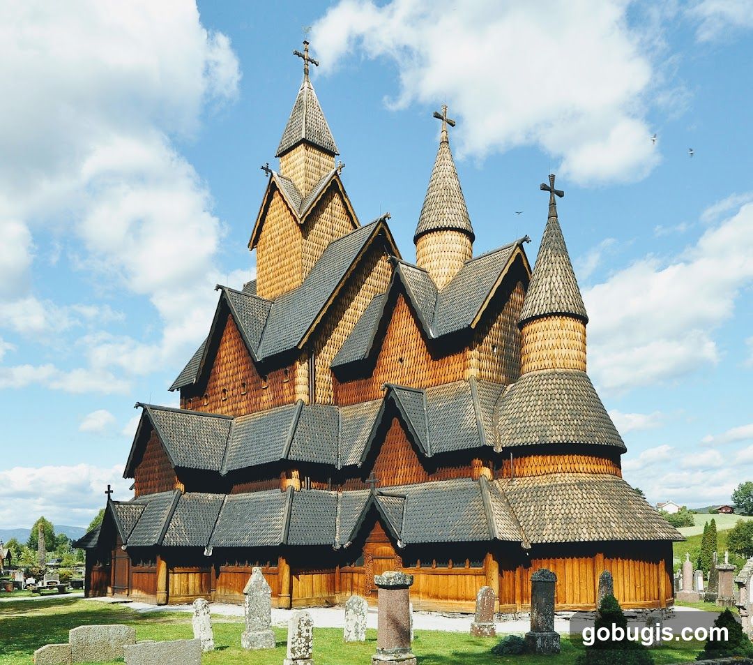 Wooden Church with Spires